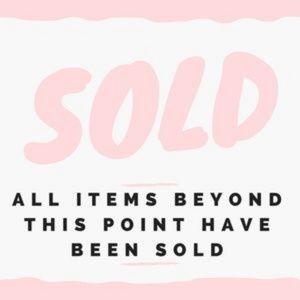 All Items Sold Beyond This Point